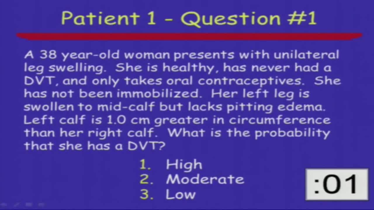 血栓性疾病 _ Internal Medicine Board Review (IMBR)