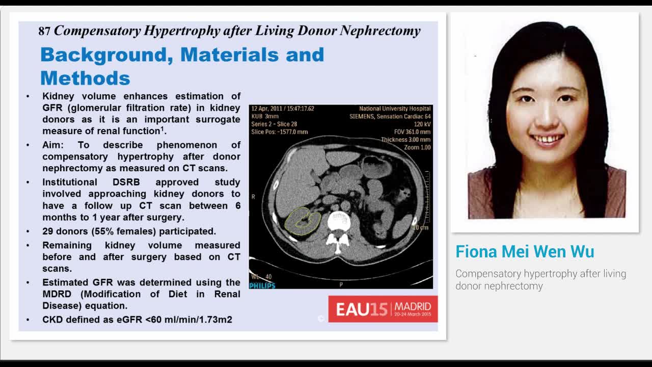 Compensatory hypertrophy after living donor nephrectomy