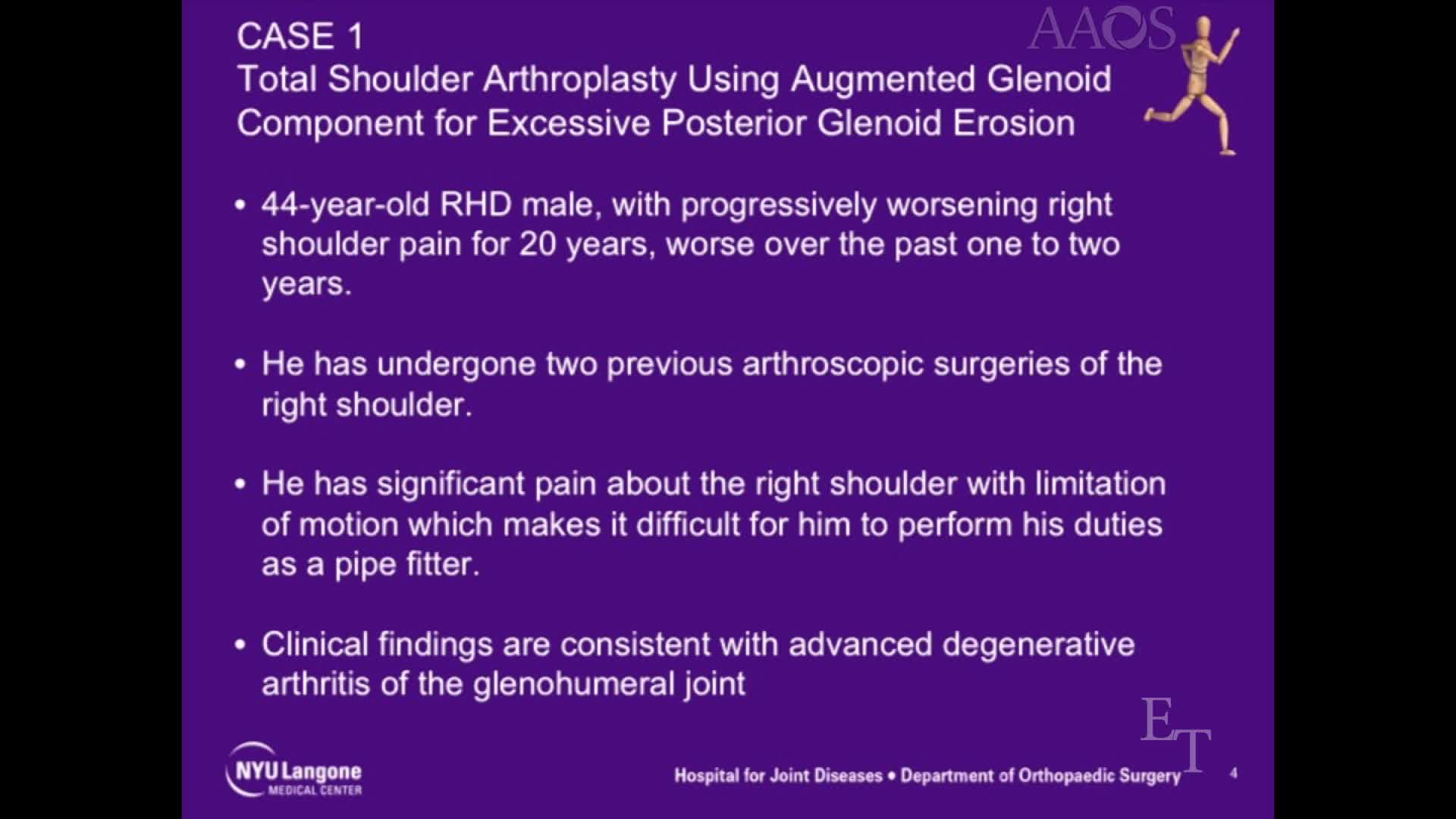 Management of GlenoidBone Loss in Shoulder Arthroplasty