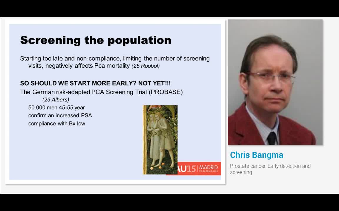 Prostate cancer, Early detection and screening