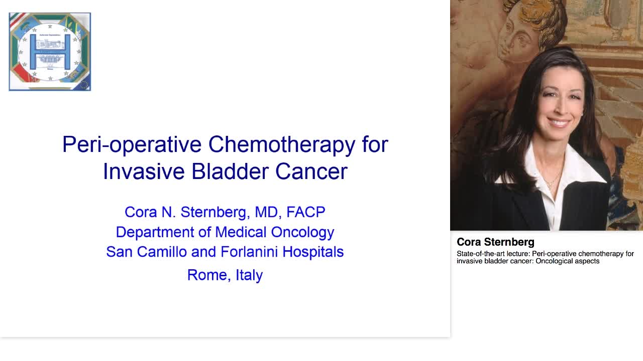 Peri-operative chemotherapy for invasive bladder cancer, -