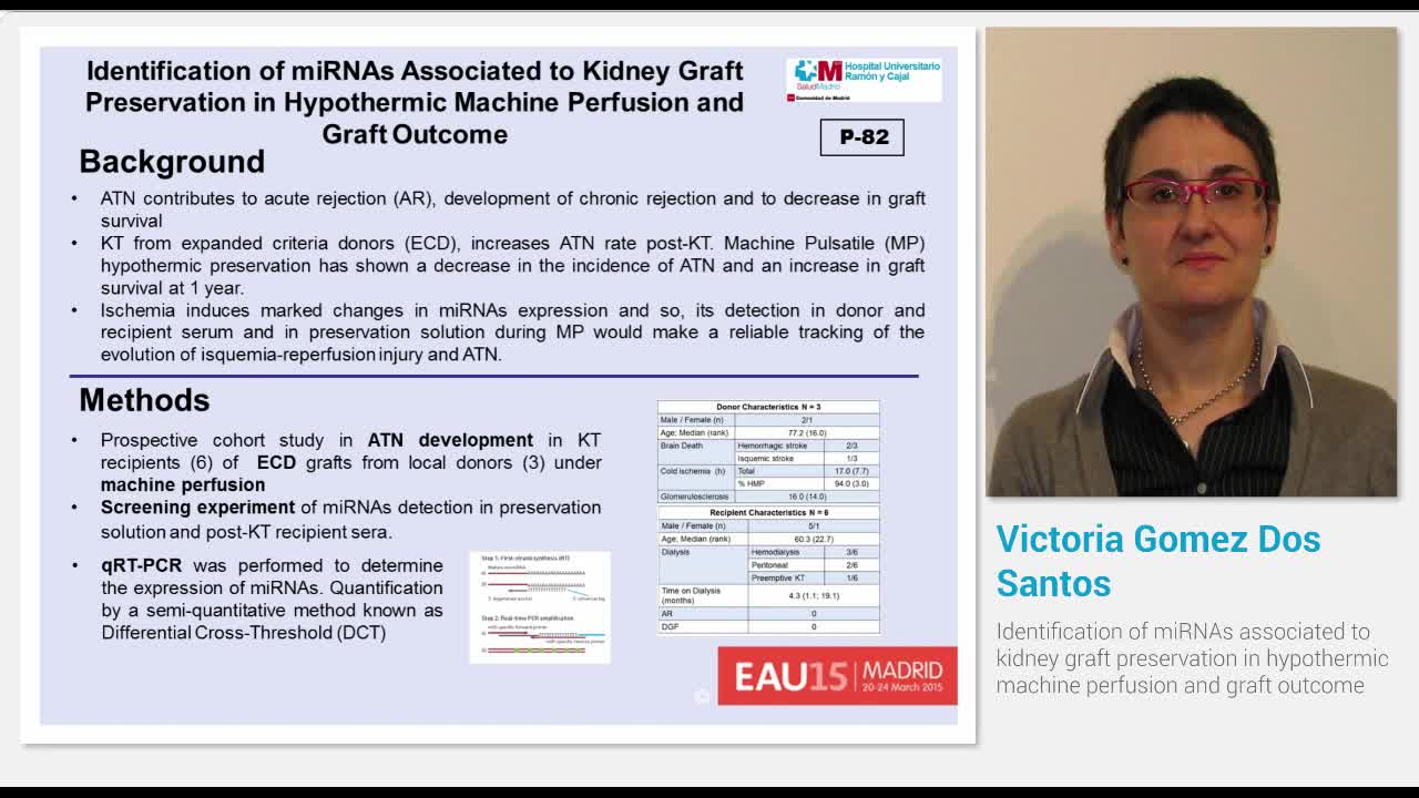 Identification of miRNAs associated to kidney graft prese..-