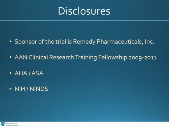 GAMES-RP Trial Analysis of intermediate endpoints