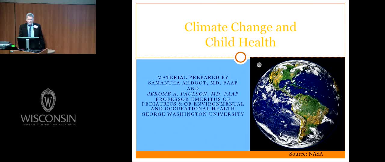 气候变化和儿童健康