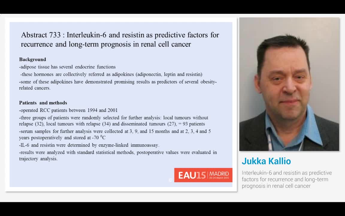 Interleukin-6 and resistin as predictive factors for recu..-