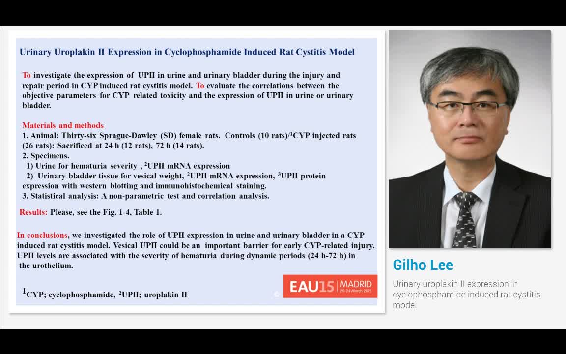 Urinary uroplakin II expression in cyclophosphamide induc..-