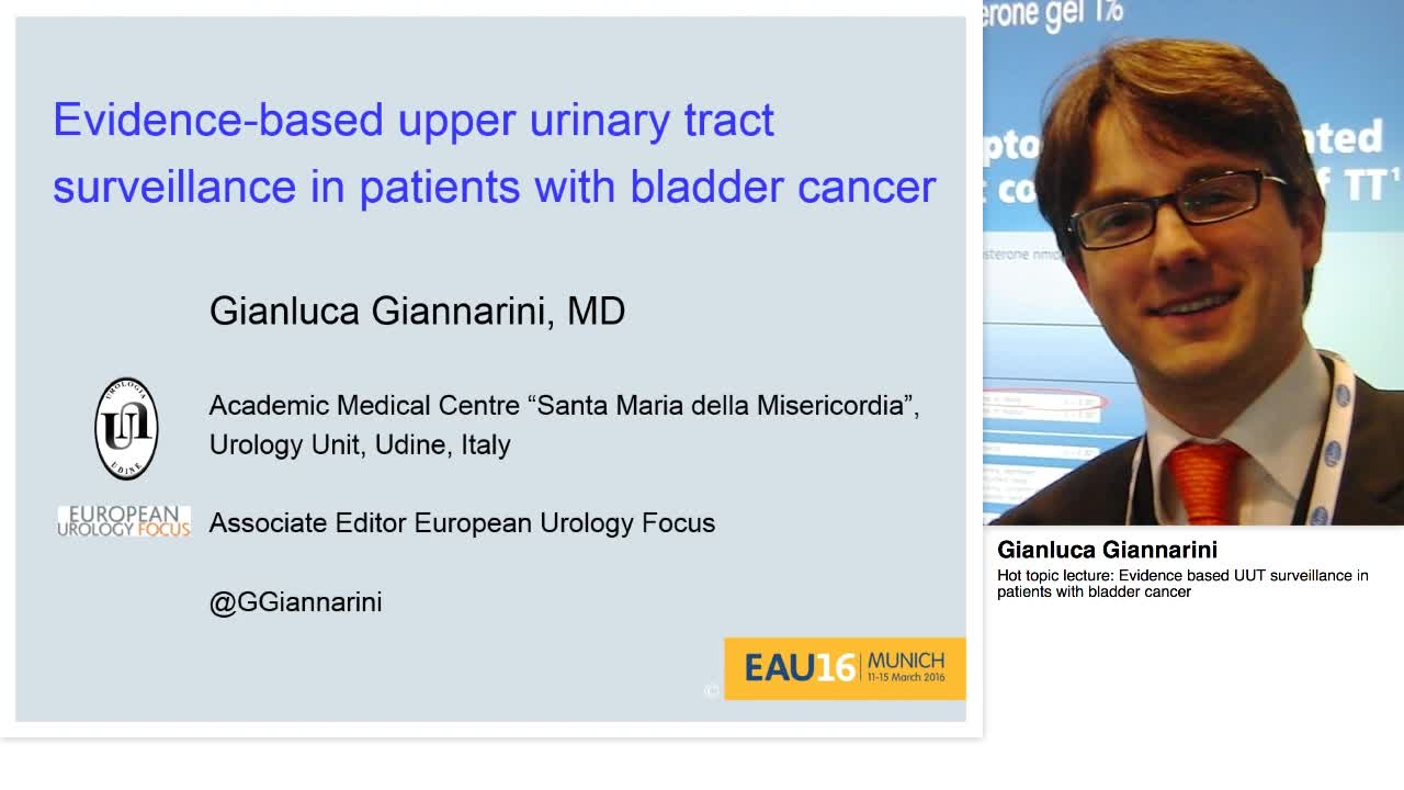 Evidence based UUT surveillance in patients with bladder -
