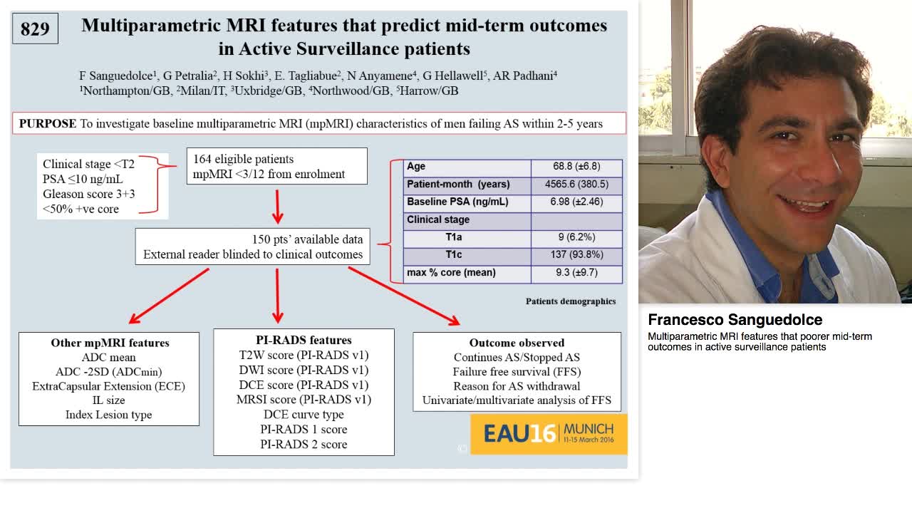 Multiparametric MRI features that poorer mid-term outcome-