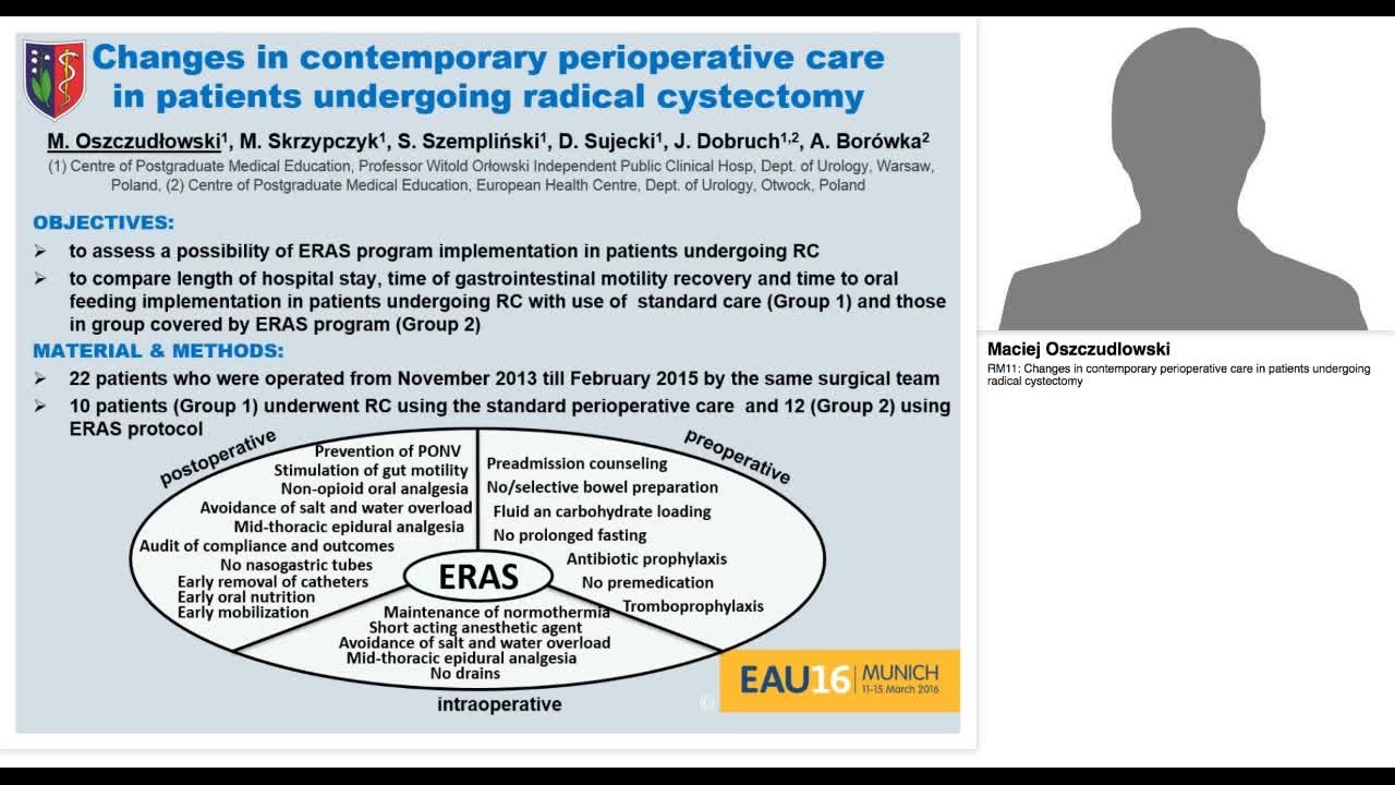 RM11, Changes in contemporary perioperative care in patie-