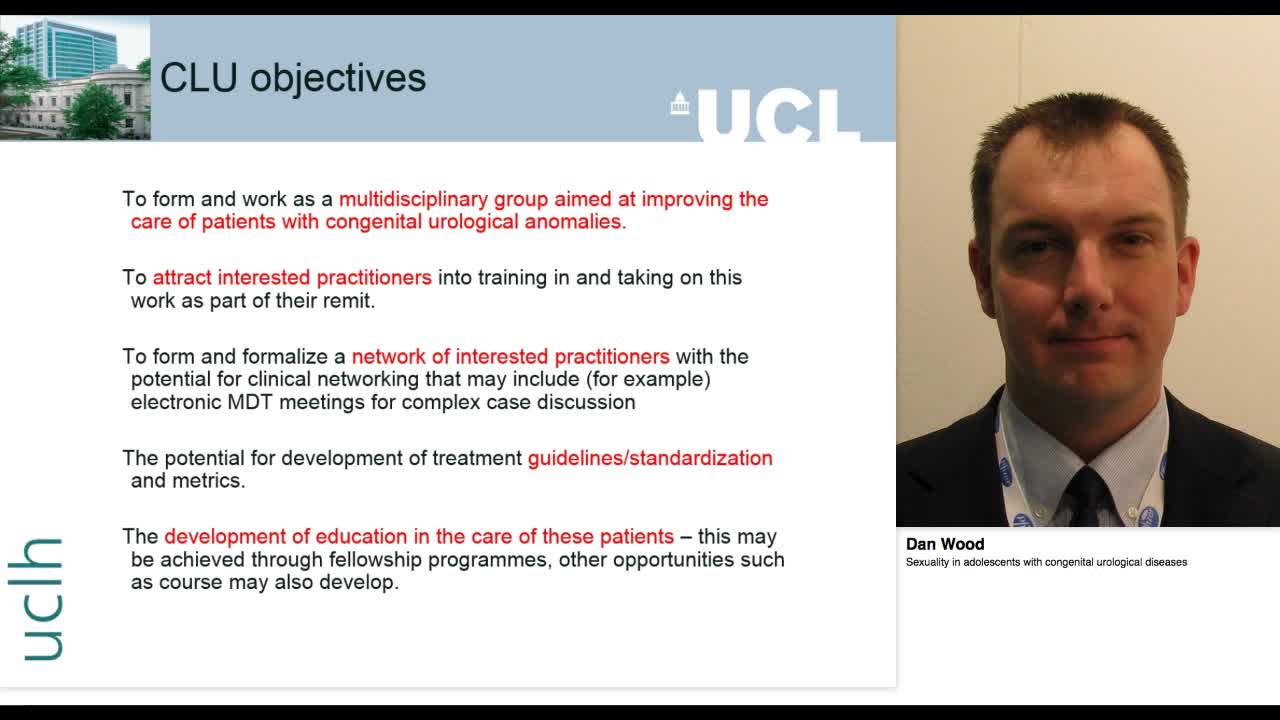 Sexuality in adolescents with congenital urological diseases