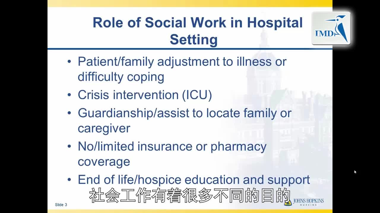 医学评估、出院计划以及分级护理（1）