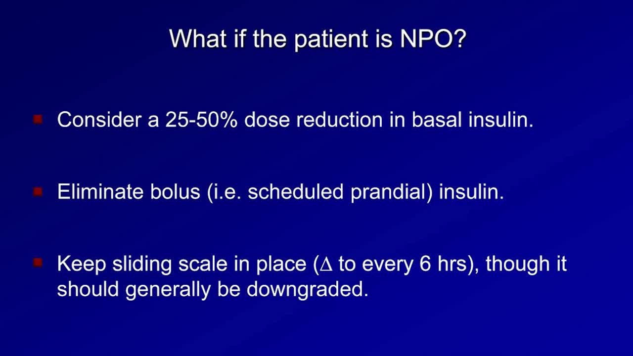 住院糖尿病患者管理（4）
