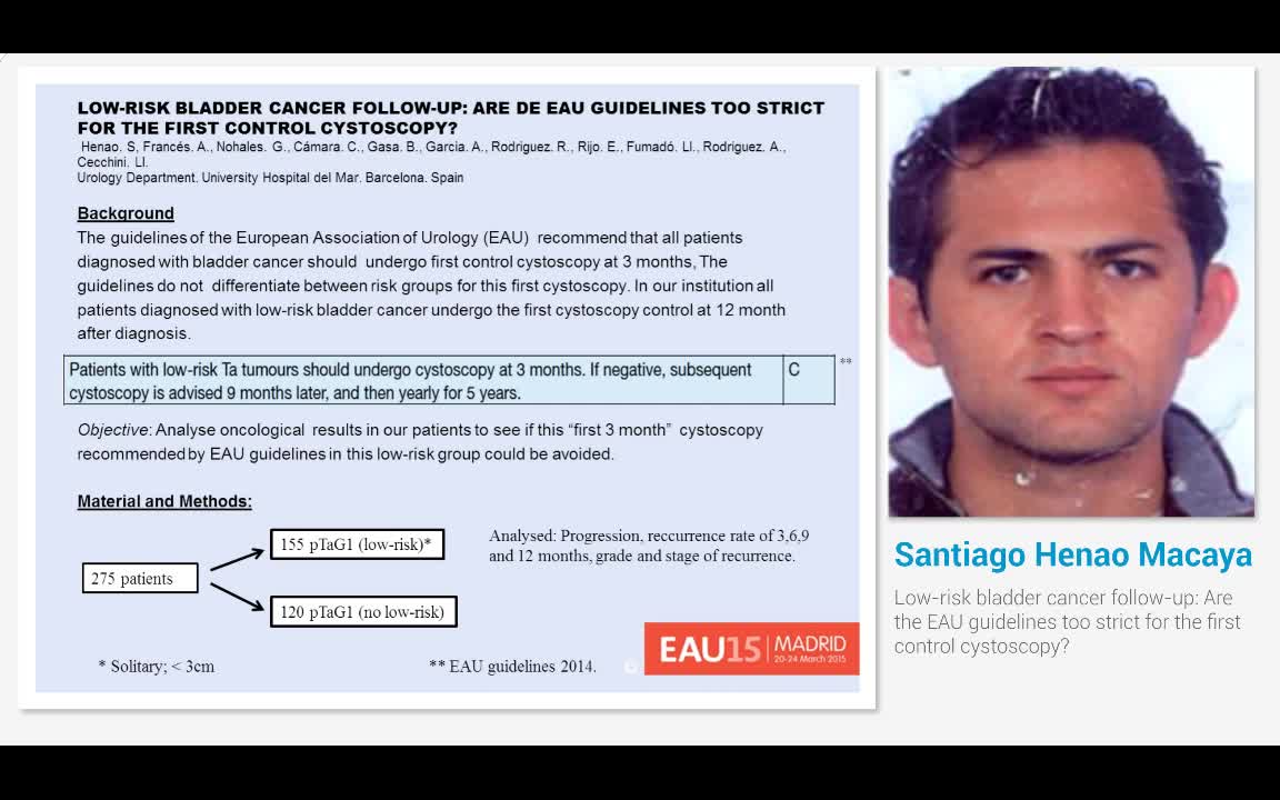 Low-risk bladder cancer follow-up, Are the EAU guidelines..-