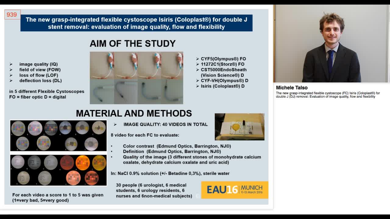 The new grasp-integrated flexible cystoscope (FC) Isiris -