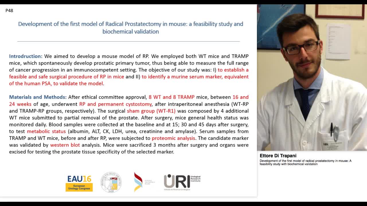 Development of the first model of radical prostatectomy i-