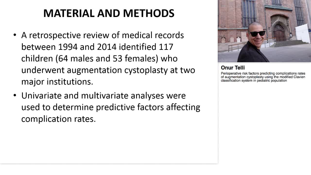 Perioperative risk factors predicting complications rates-