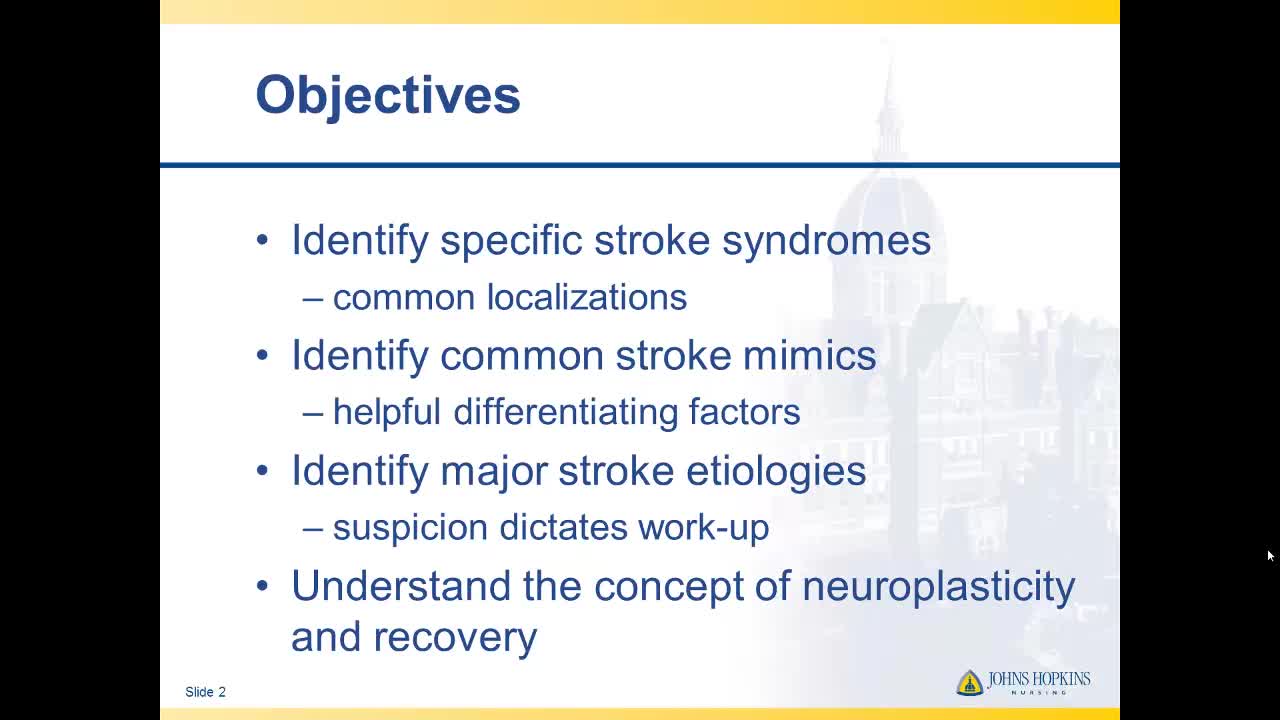 课程2：诊断中风患者症状以及医学影像处理软件Mimics