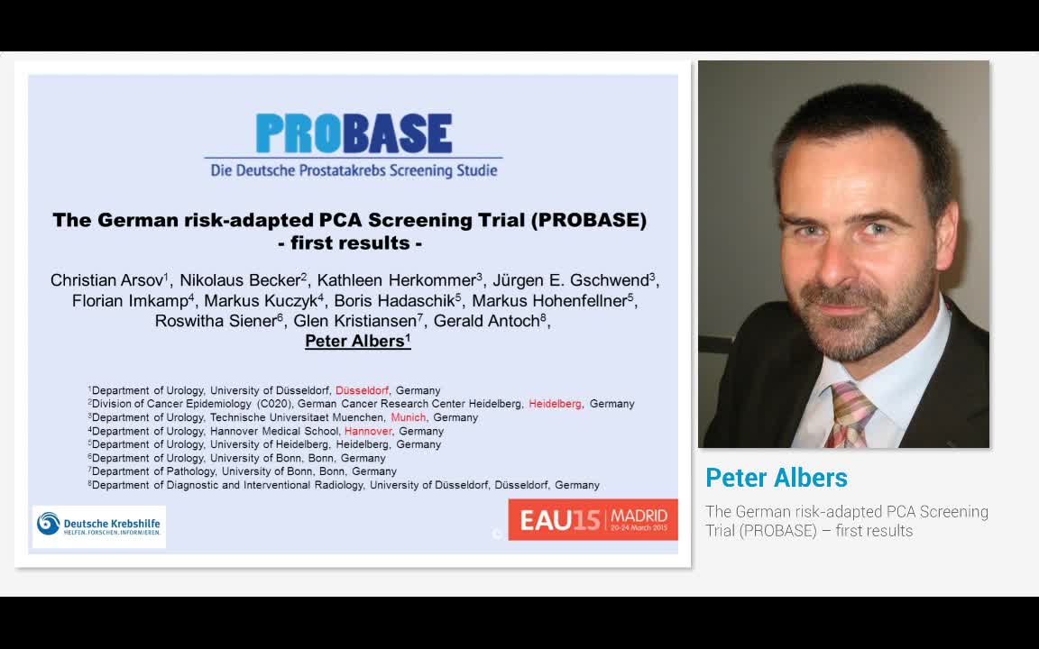 德国风险适应PCA筛查试验 (PROBASE)