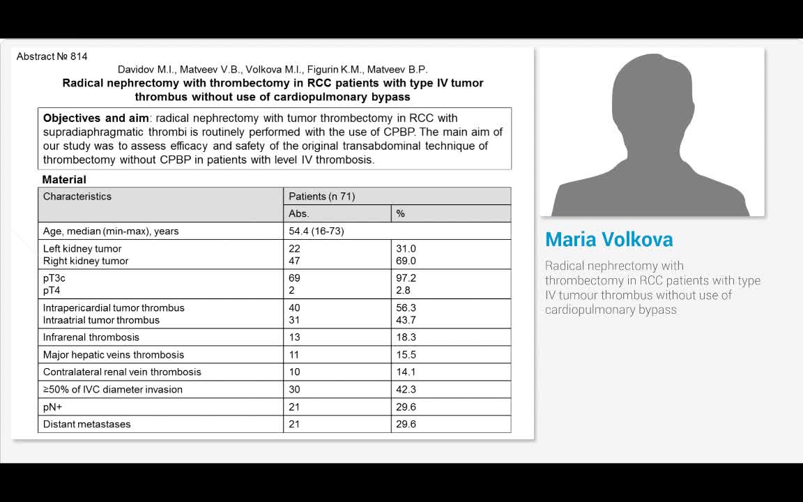 根治性肾切除术联合取栓术在肾细胞癌（RCC）患者中的应用