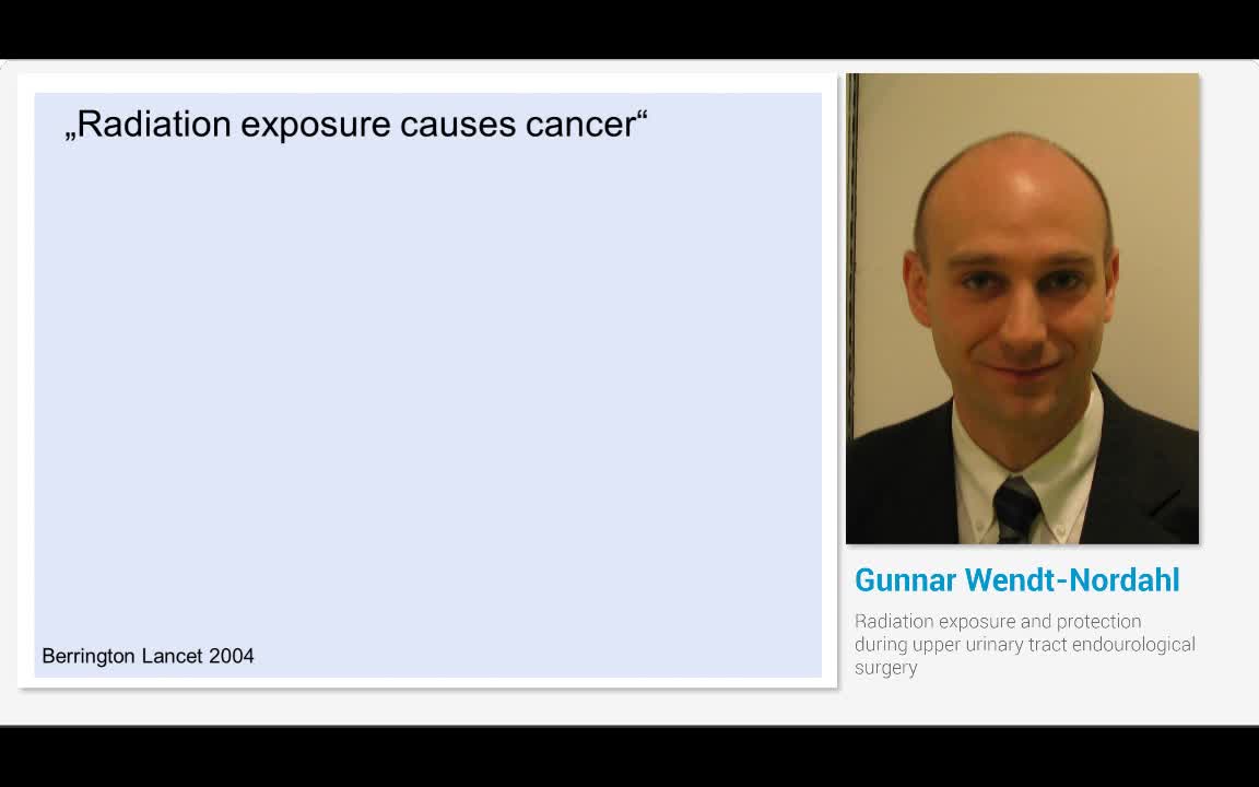 Radiation exposure and protection during upper urinary tr..-