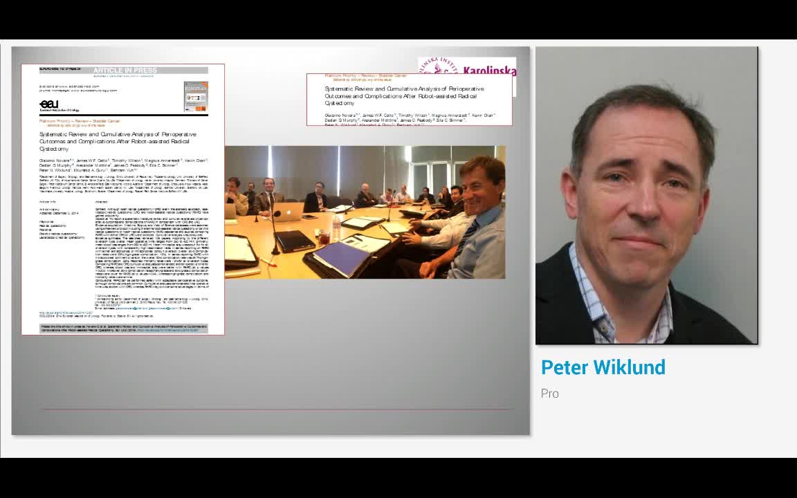 Is robotic cystectomy the future standard - Pro