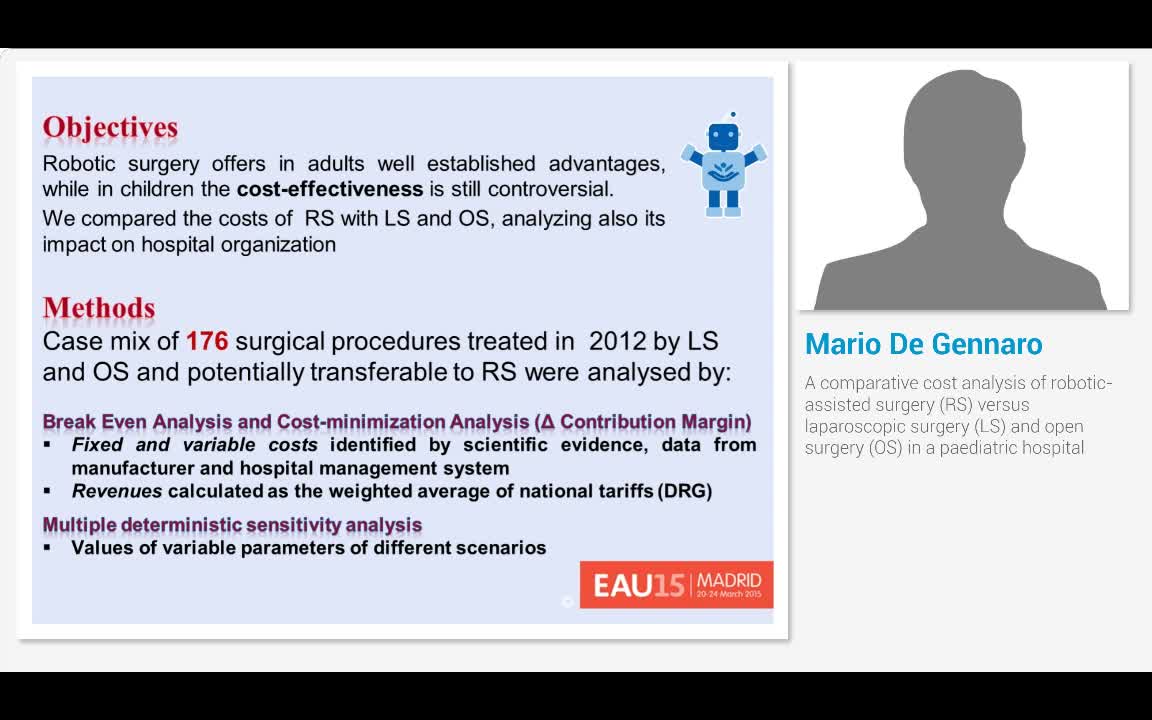 A comparative cost analysis of robotic-assisted surgery (..-