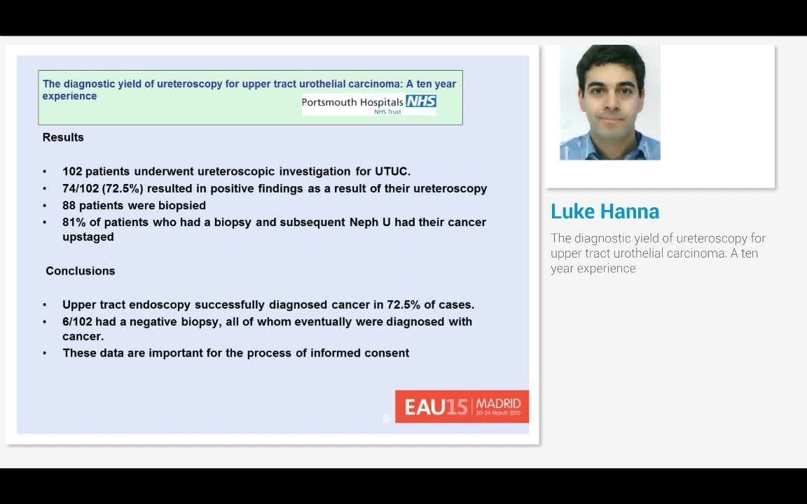 The diagnostic yield of ureteroscopy for upper tract urot..-