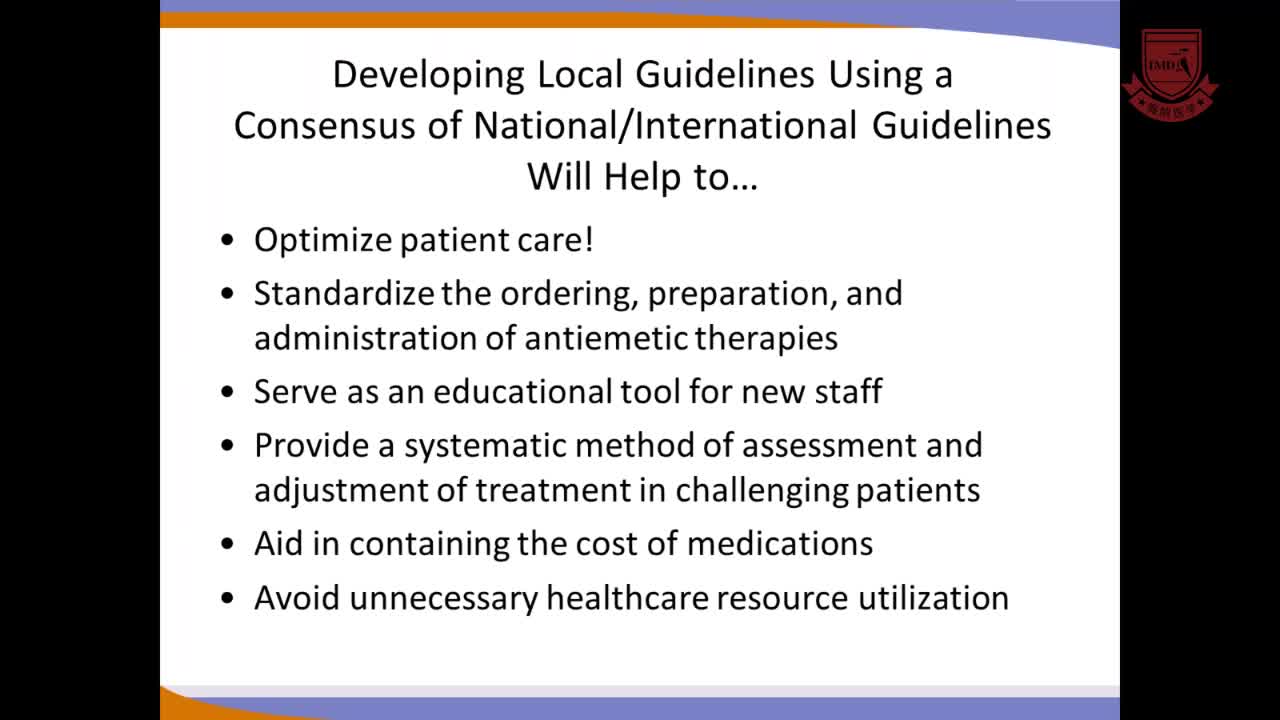 化疗诱导的恶心和呕吐_药剂师在临床指南护理中的角色9