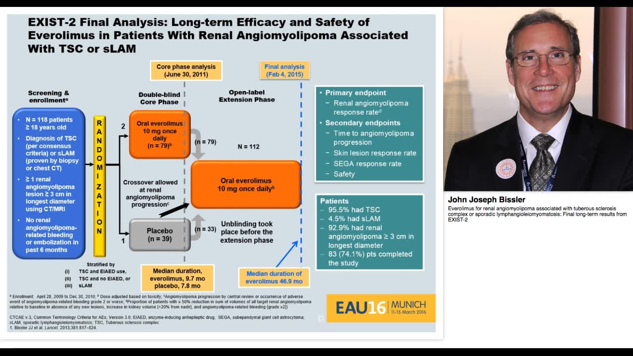 Everolimus for renal angiomyolipoma associated with tuber-