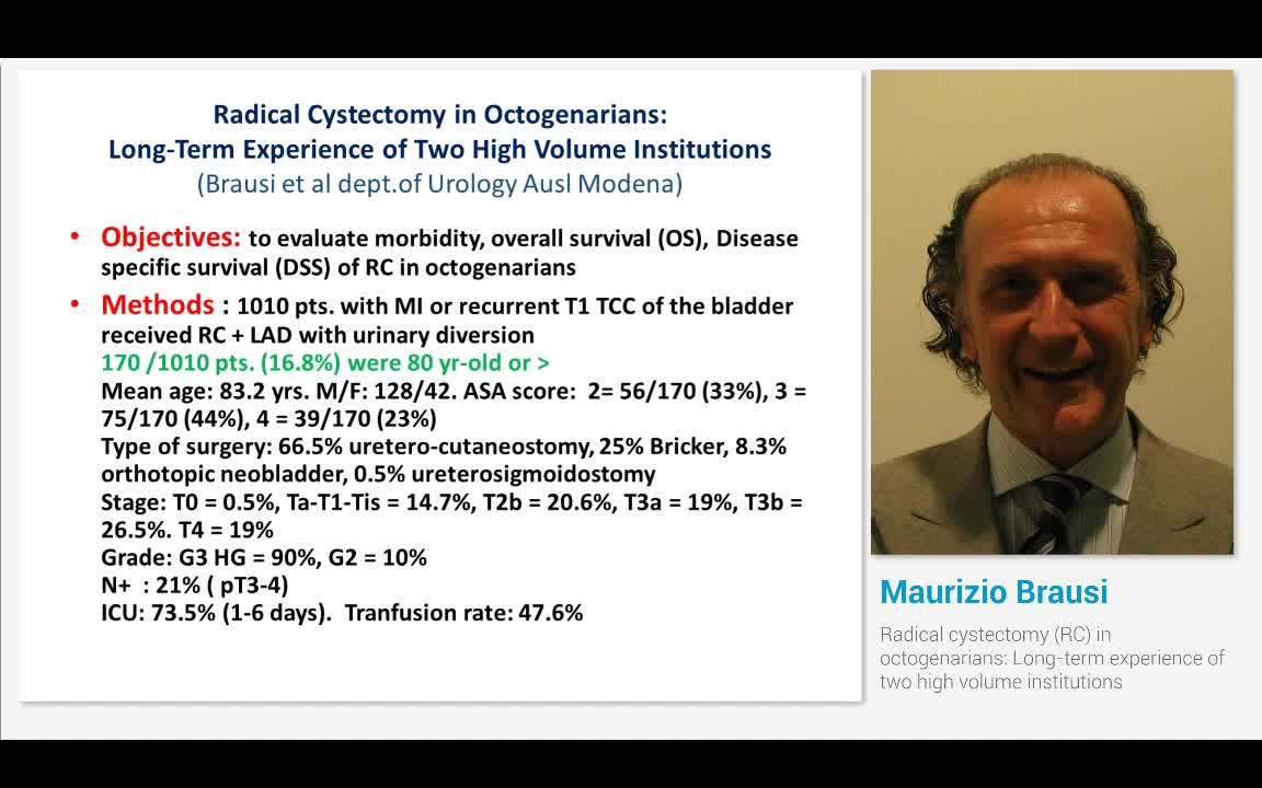 Radical cystectomy (RC) in octogenarians, Long-term exper..-