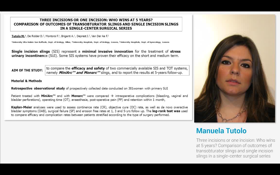 Three incisions or one incision, Who wins at 5 years Com..-