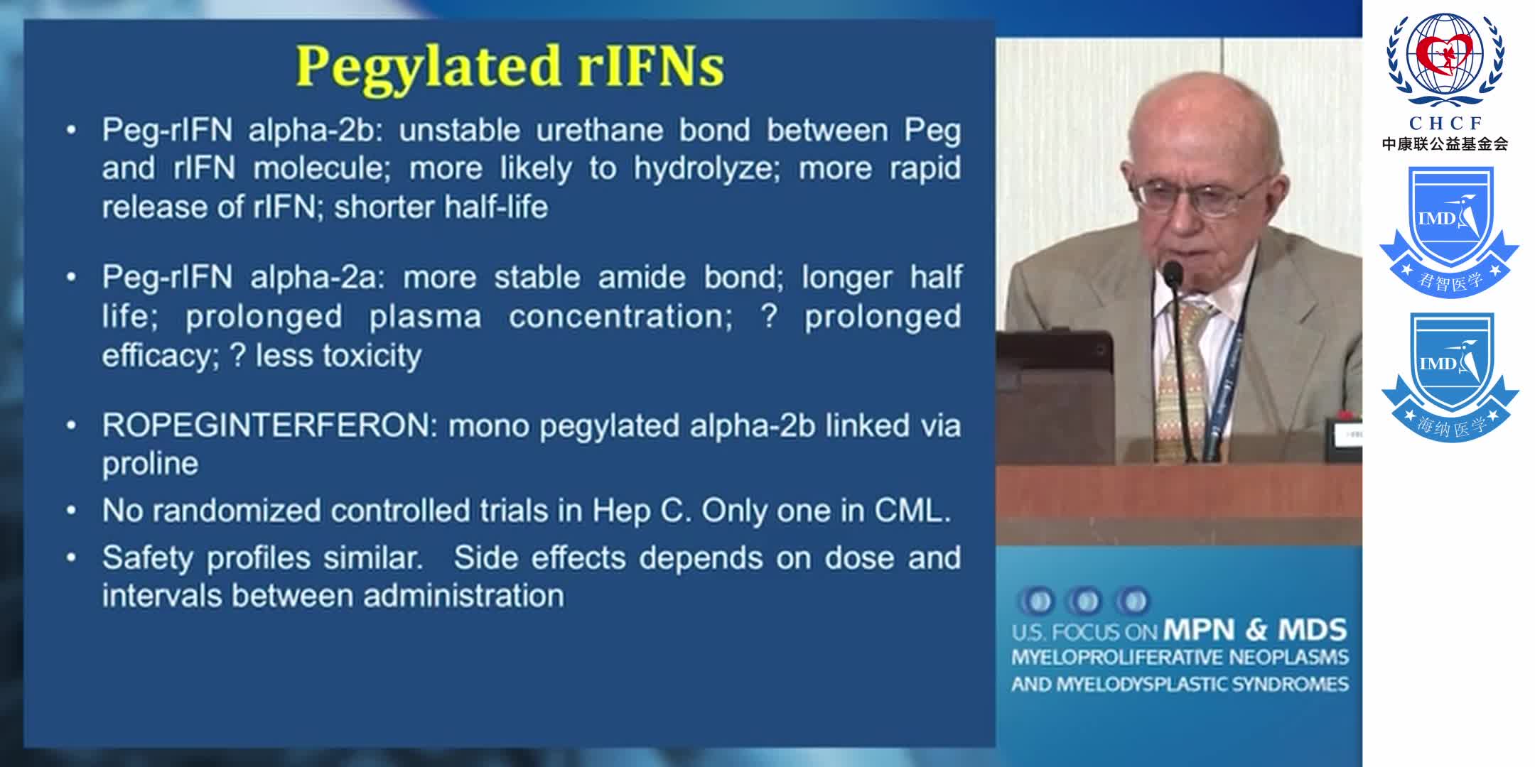 Update on Long-acting Interferons for MPN 1-4