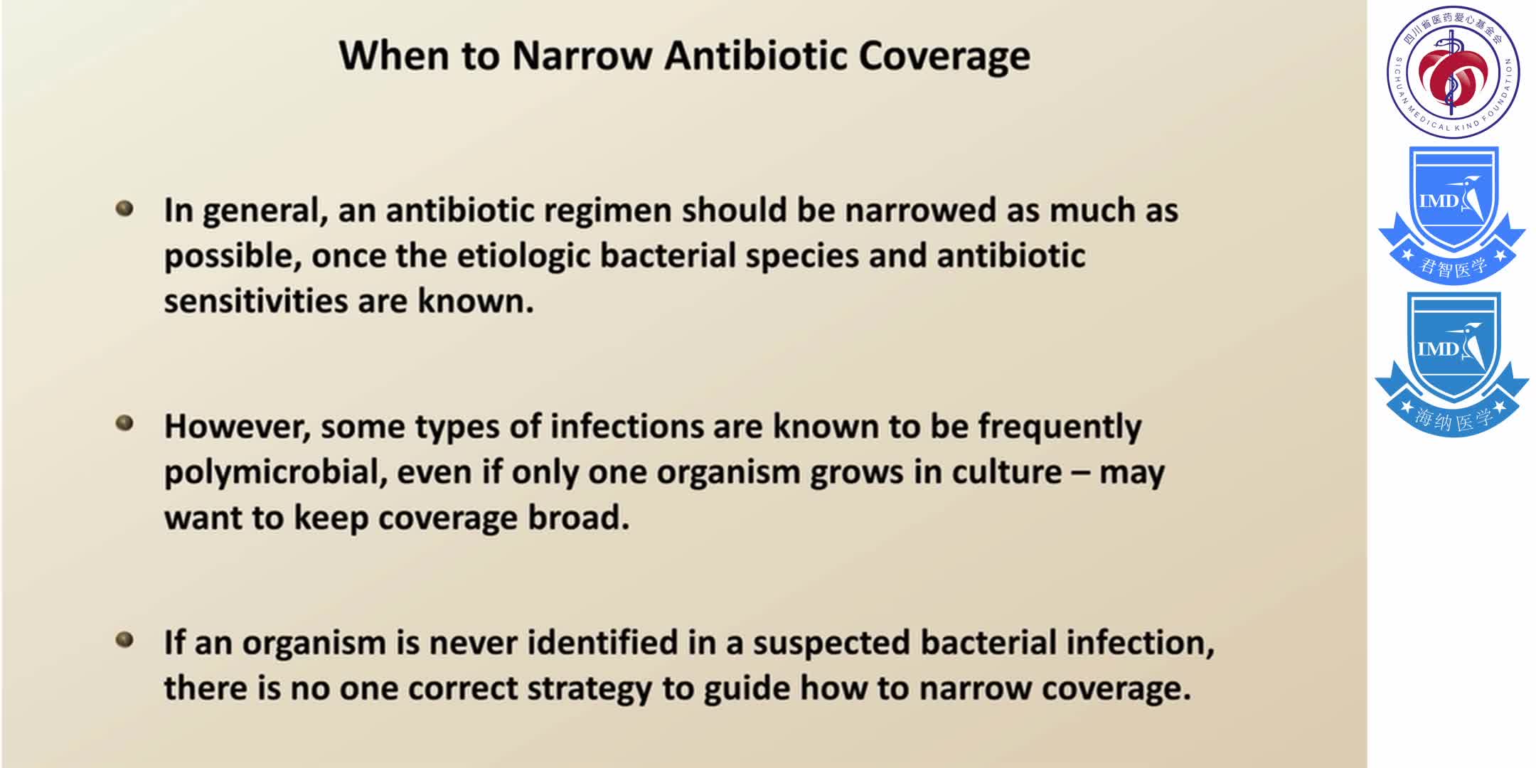 Final Topics Antibiotics- Lecture 3