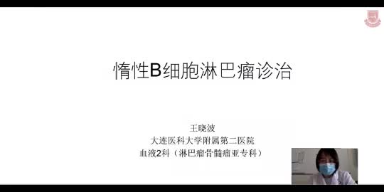 王晓波-惰性B细胞淋巴瘤诊治