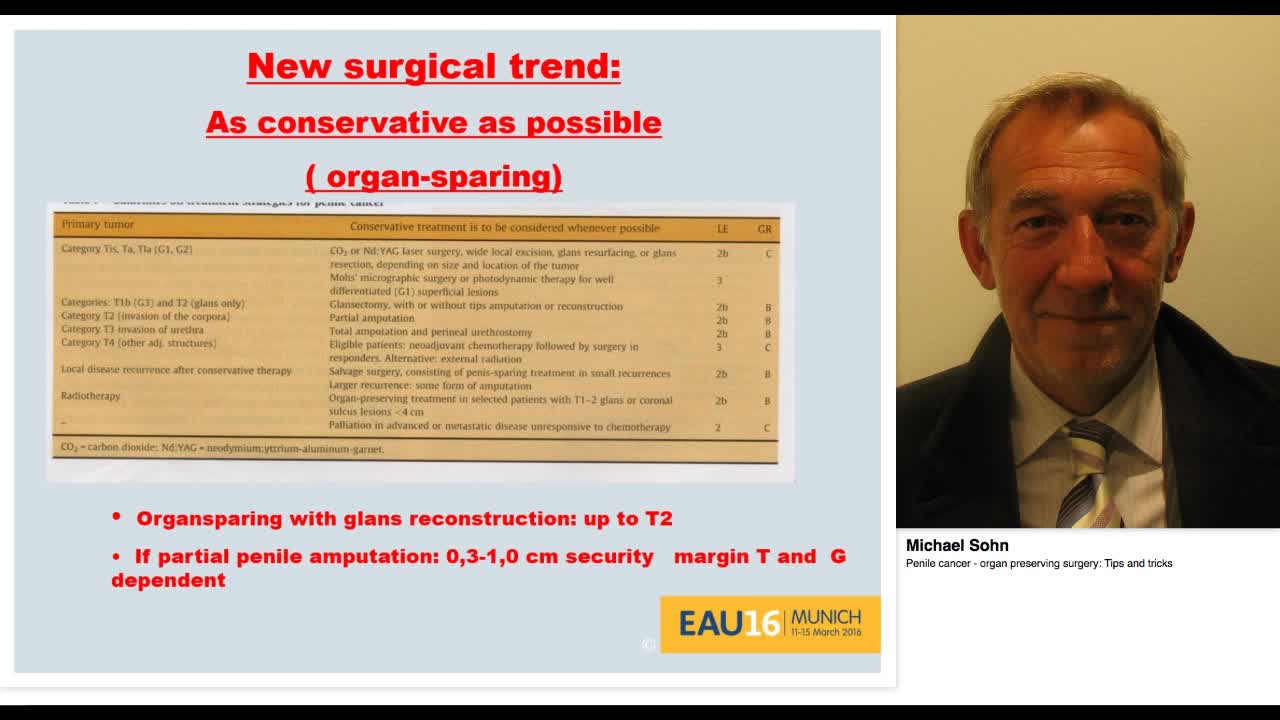 Penile cancer - organ preserving surgery, Tips and tricks