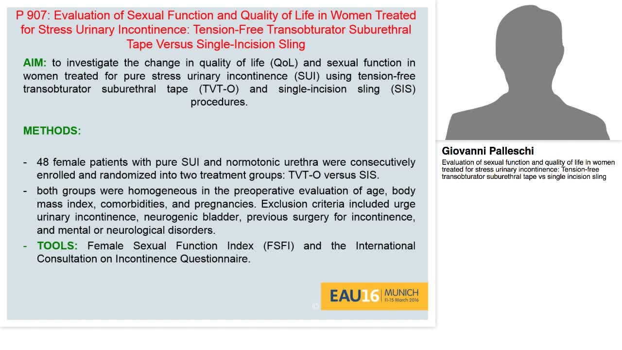 Evaluation of sexual function and quality of life in wome-