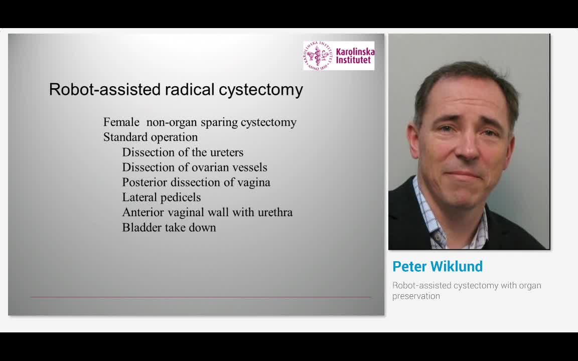 Robot-assisted cystectomy with organ preservation