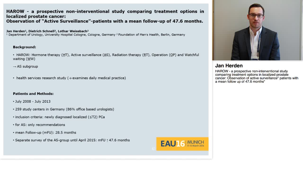HAROW - a prospective non-interventional study comparing -