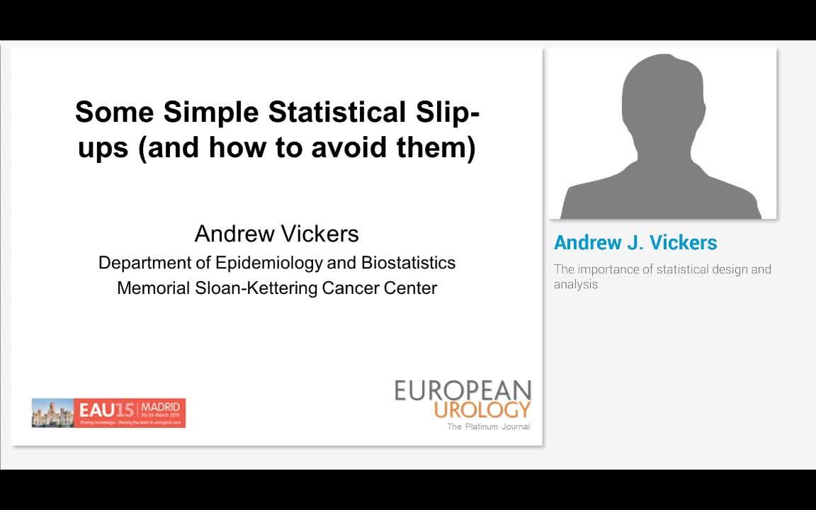 The importance of statistical design and analysis
