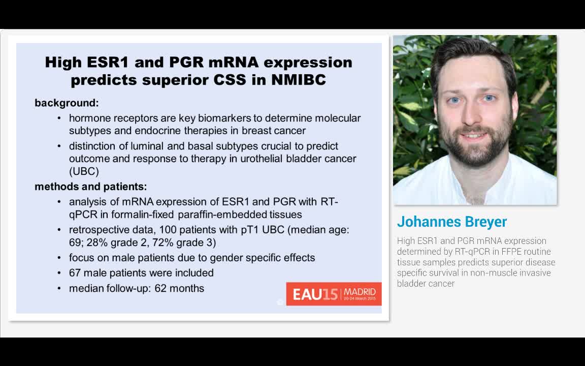 High ESR1 and PGR mRNA expression determined by RT-qPCR i..-