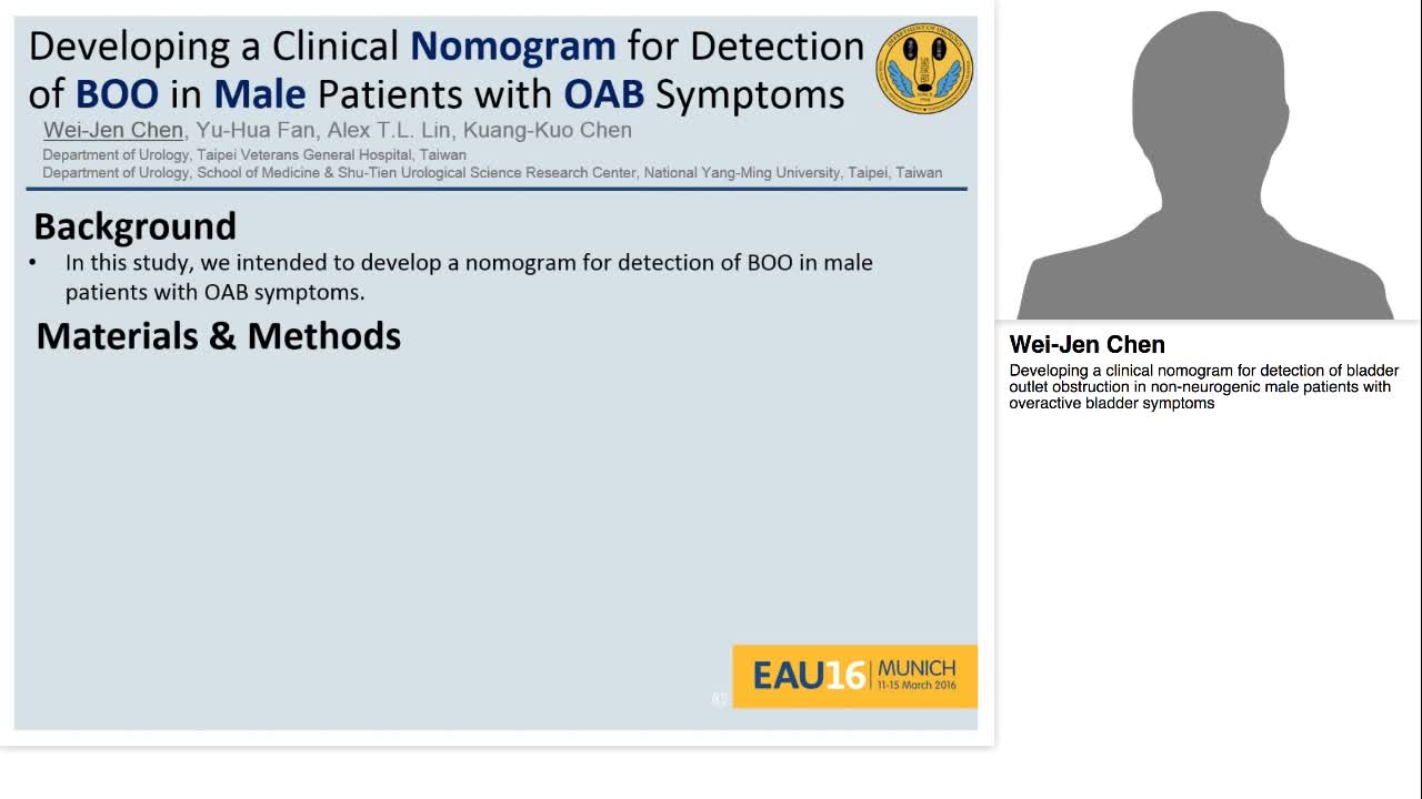 Developing a clinical nomogram for detection of bladder o-