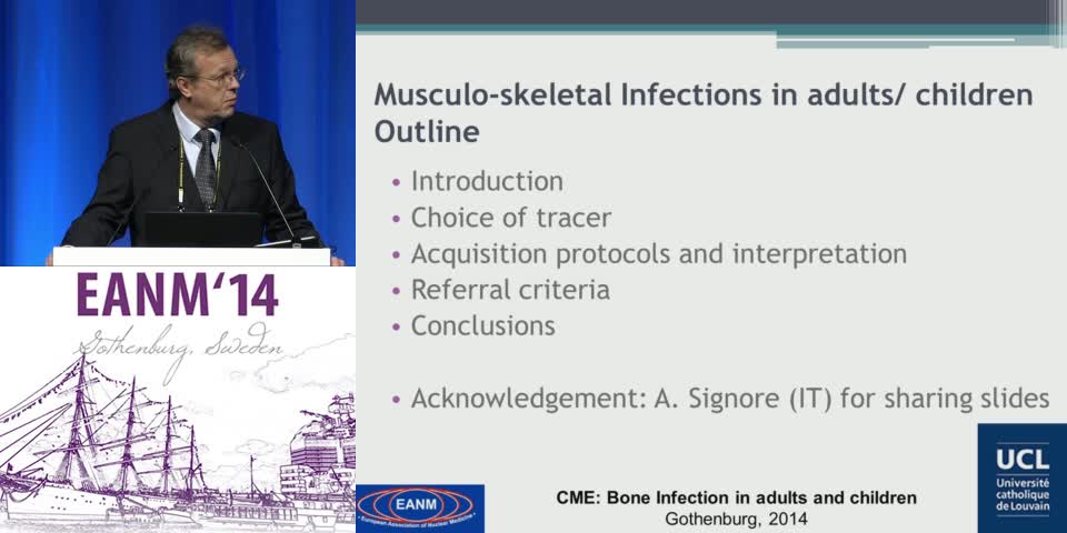 肌肉骨骼感染功能成像的示踪剂方案和参考标准