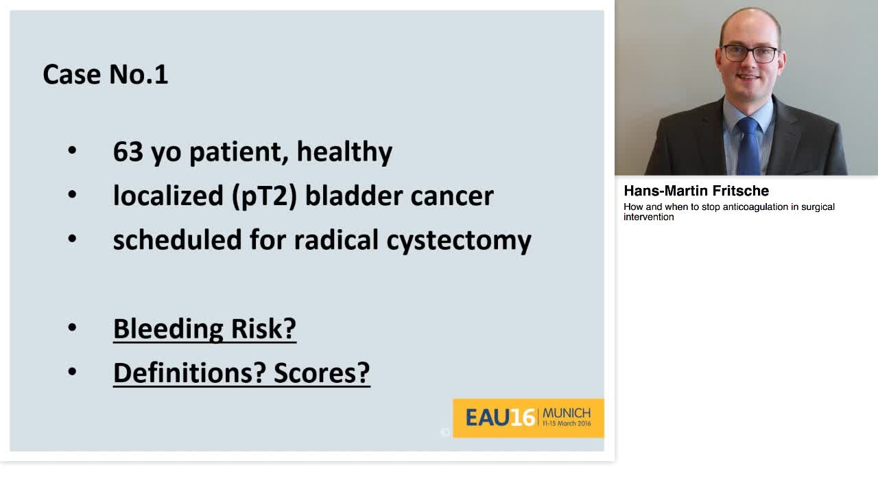 How and when to stop anticoagulation in surgical interven-
