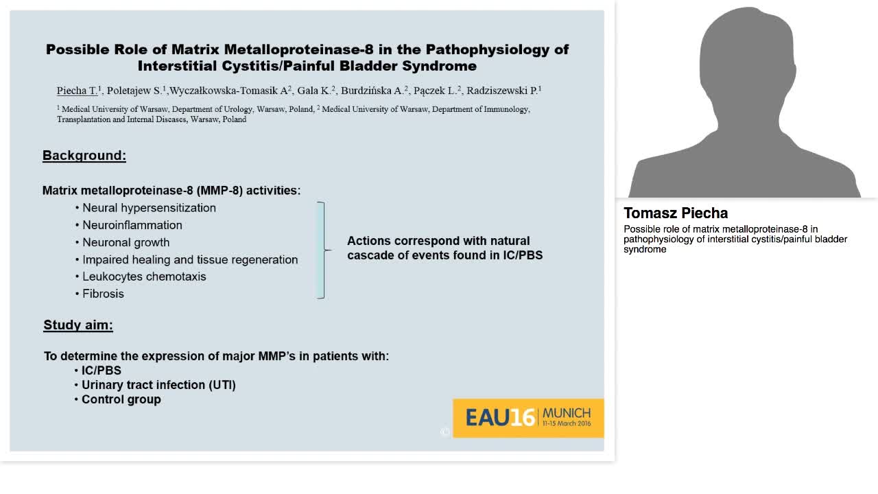 Possible role of matrix metalloproteinase-8 in pathophysi-