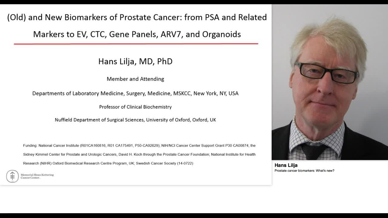 Prostate cancer biomarkers, What's new.