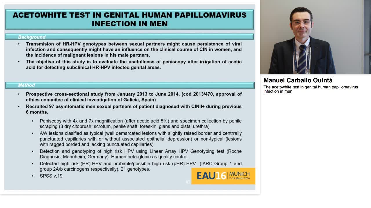 The acetowhite test in genital human papillomavirus infec-