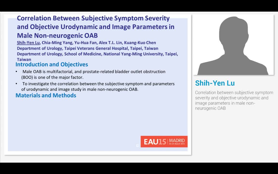 Correlation between subjective symptom severity and objec..-