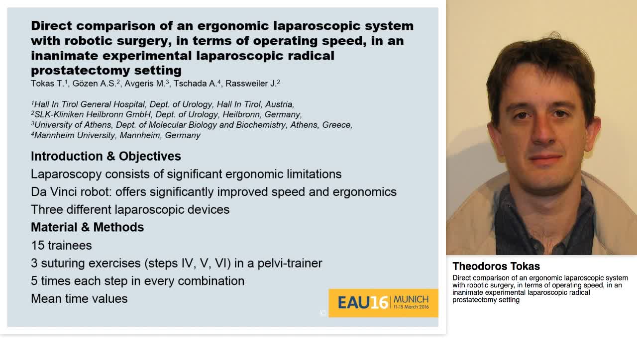 Direct comparison of an ergonomic laparoscopic system wit-