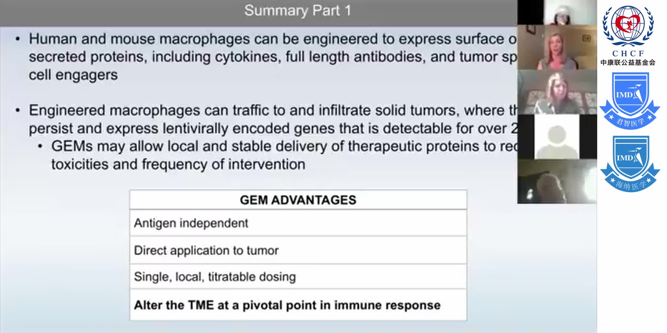 Courtney Crane, PhD _Genetically Engineered Macrophages as a Therapeutic Platform 1-7