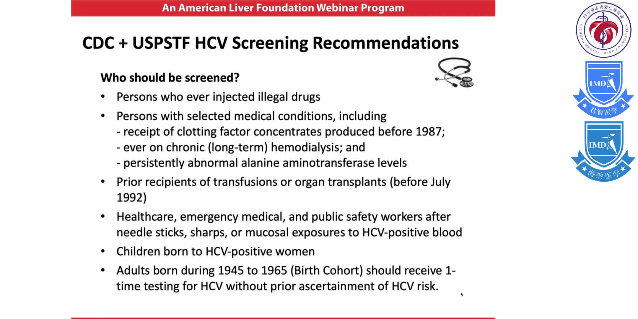Ask the Experts Webinar  Updates in Management of Chronic Liver Disease  1-5